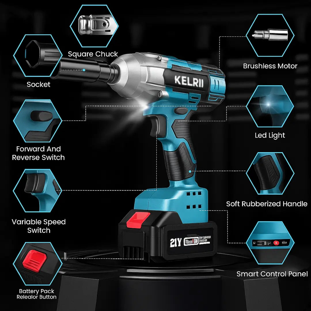 KELRII TorqueMax 650 Pro ⚡ + Free Battery & Charger