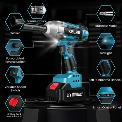 KELRII TorqueMax 650 Pro ⚡ + Free Battery & Charger